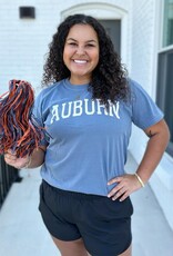 Auburn Graphic Tee in Navy