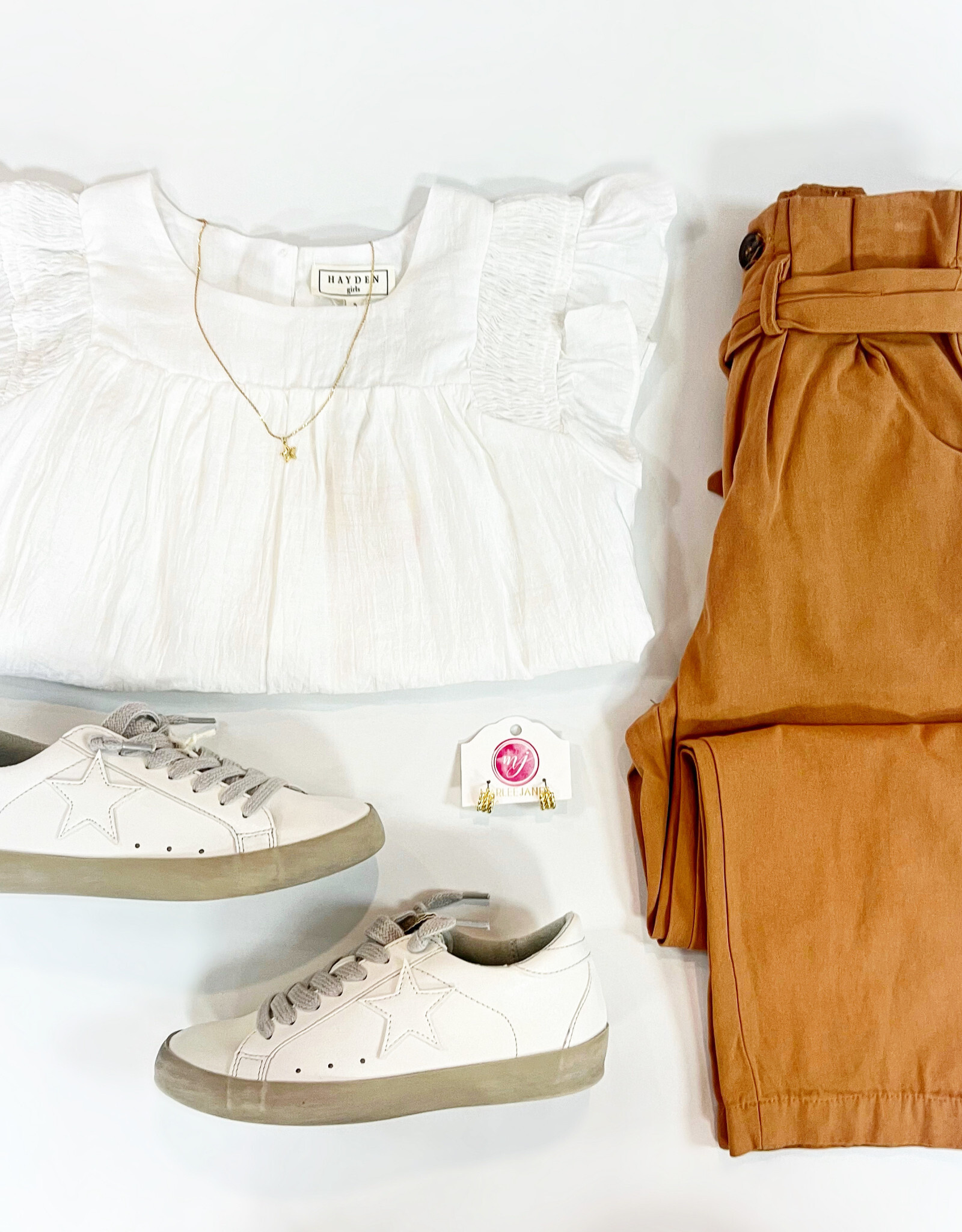 Hayden Brandy Pant in Rust
