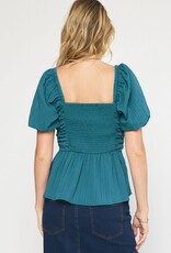entro Olivia Top in Teal
