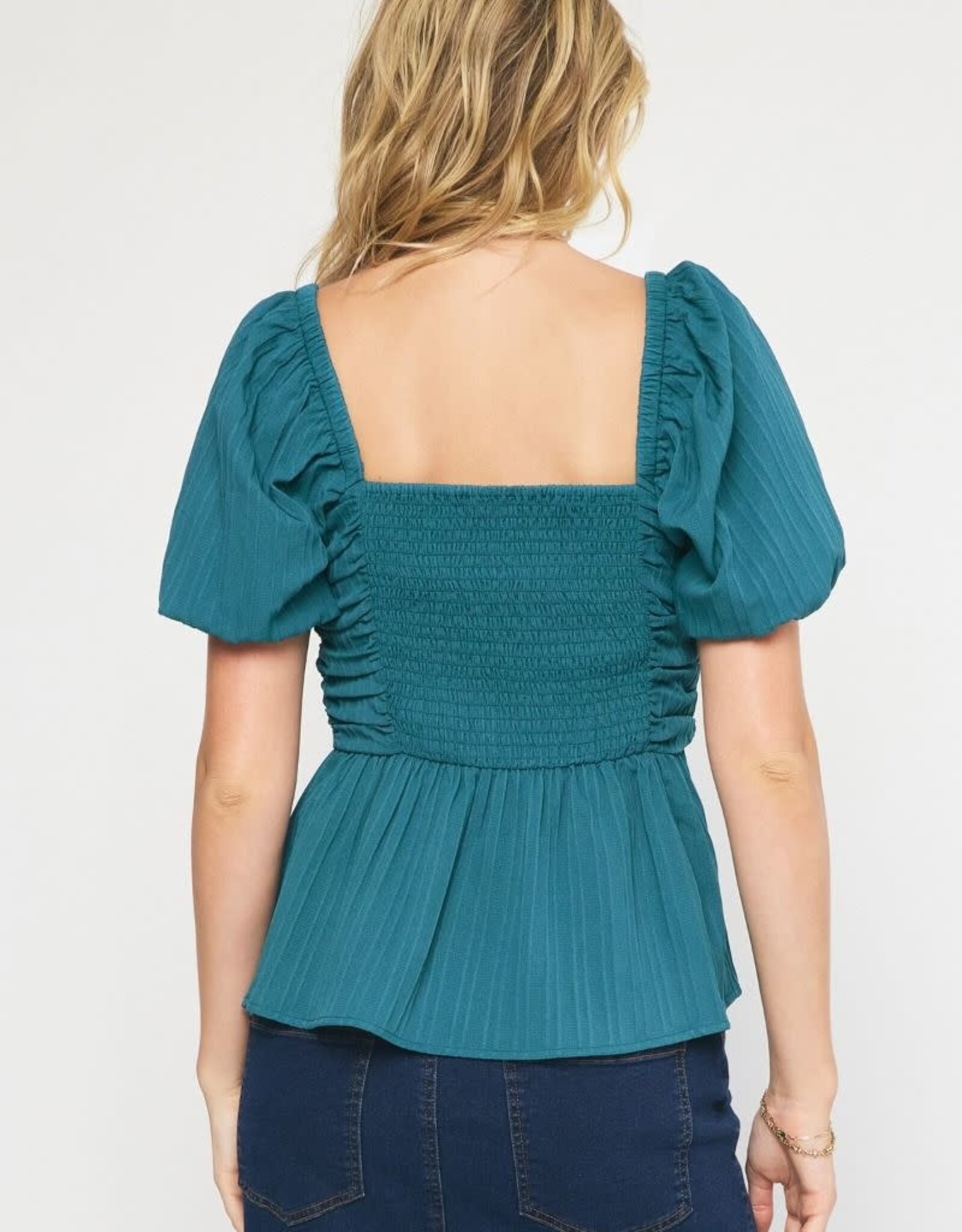 entro Olivia Top in Teal