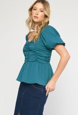 entro Olivia Top in Teal