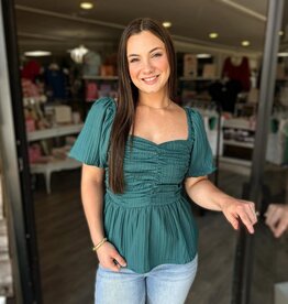 entro Olivia Top in Teal