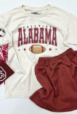 Alabama Roll Tide Graphic Tee in Tan