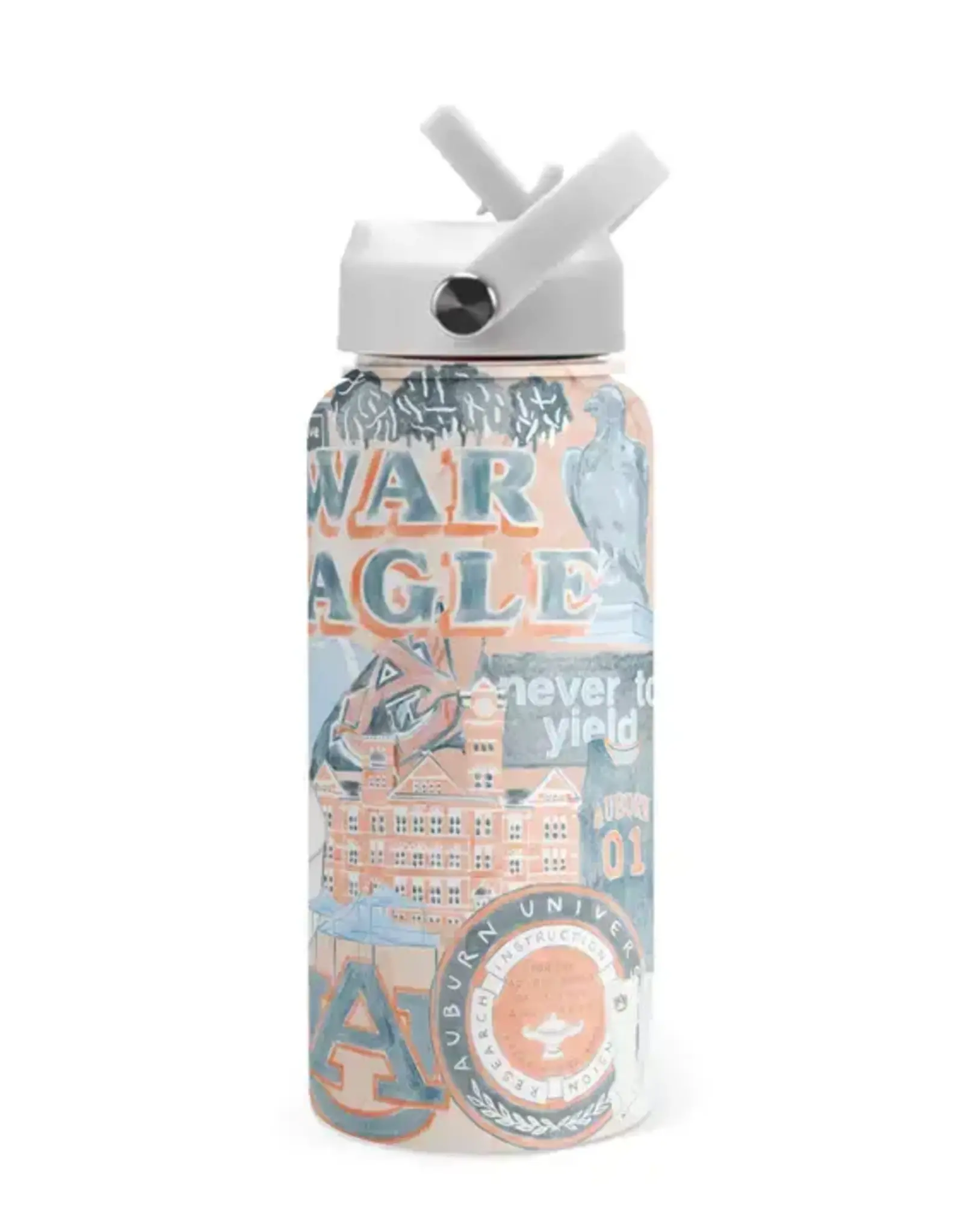 Auburn University 32 oz Insulated Water Bottle
