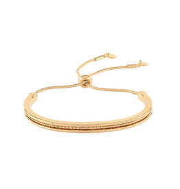 Twist and Chain Metal Cuff Bracelet