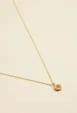 Hollow Cut Circle Necklace