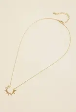 Sunburst Charm Necklace
