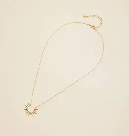 Sunburst Charm Necklace