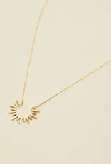 Sunburst Charm Necklace