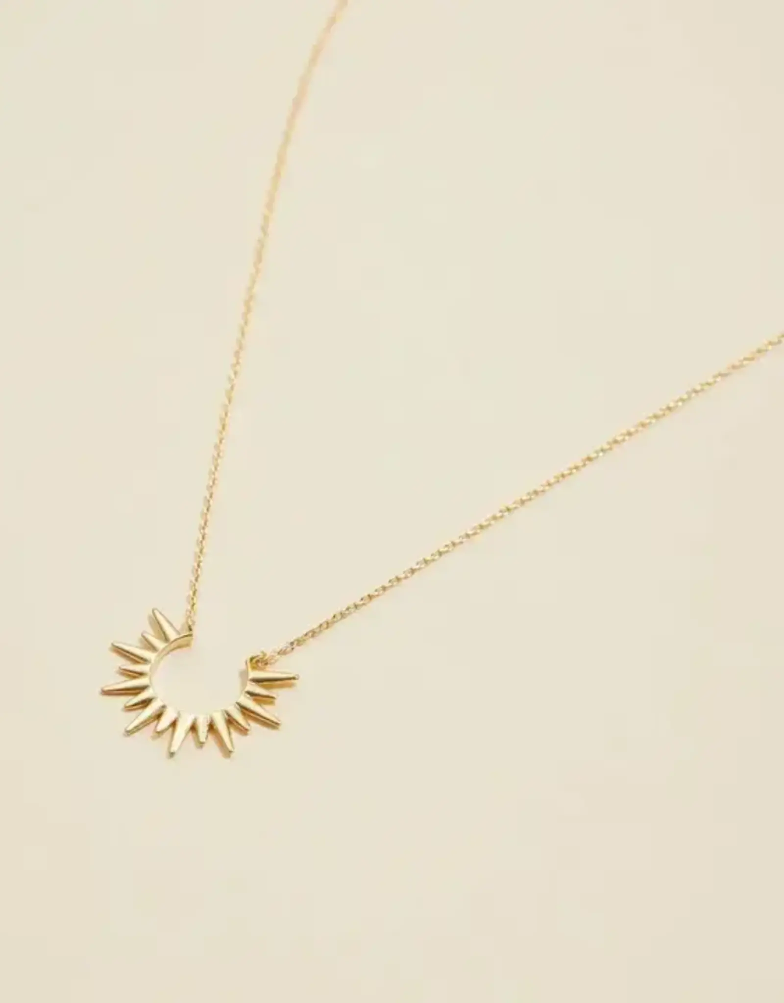 Sunburst Charm Necklace
