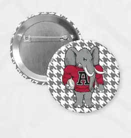 Alabama Game Day Button | Houndstooth Big Al