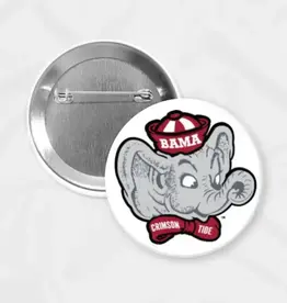 Alabama Game Day Button | Vintage Bow Tie Al