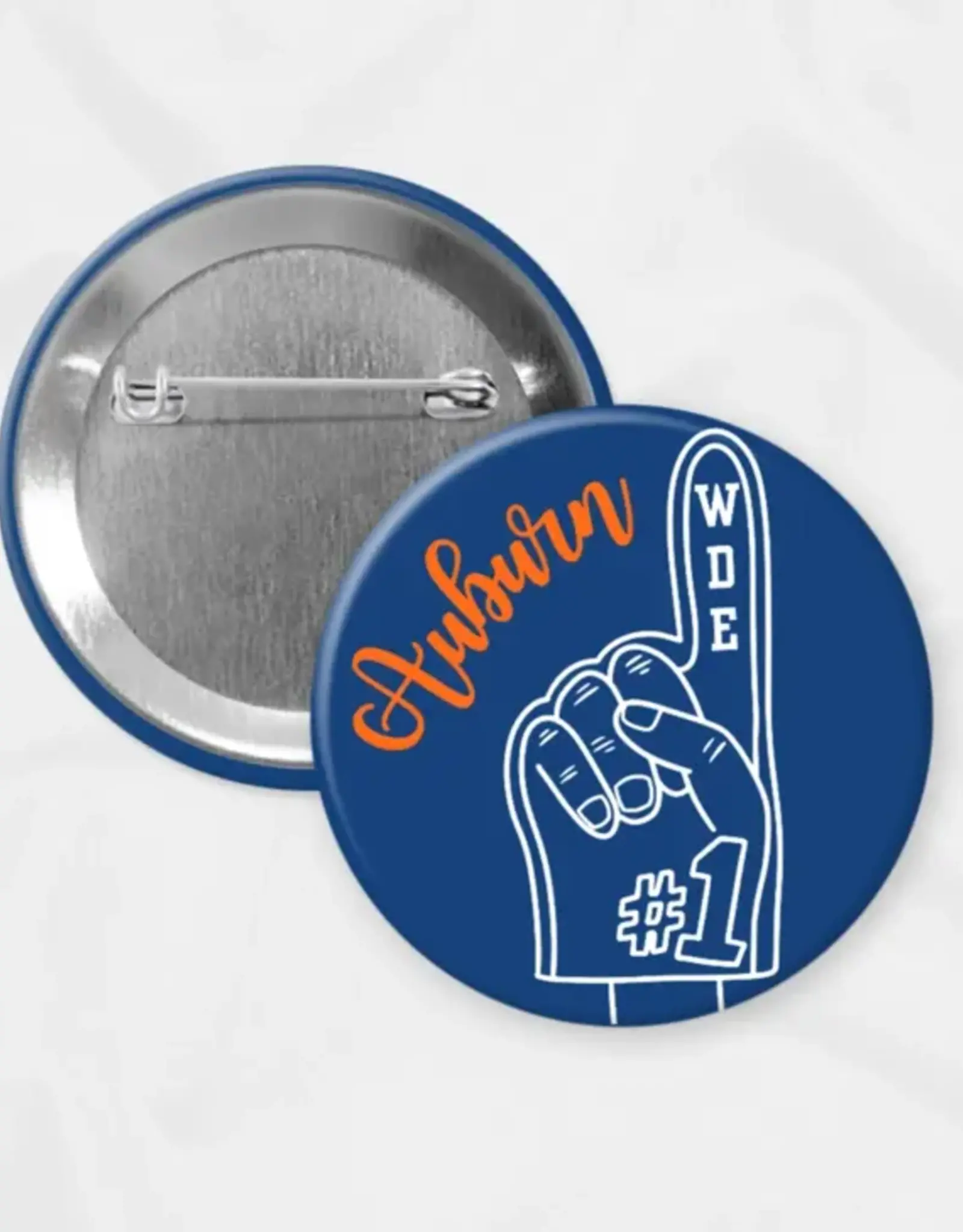 Auburn Game Day Button | Fan Hand