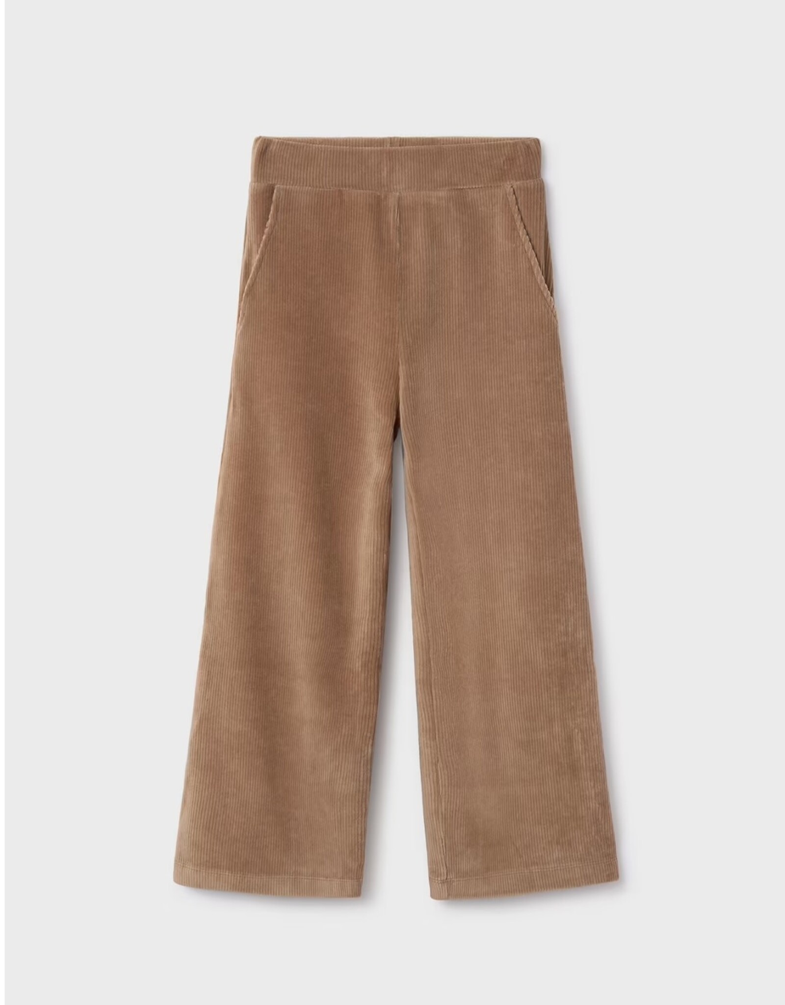 Mayoral Kayla Stretch Pant in Brown Corduroy