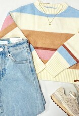 Taylor Sweater in Cream Stripe