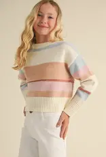 Taylor Sweater in Cream Stripe