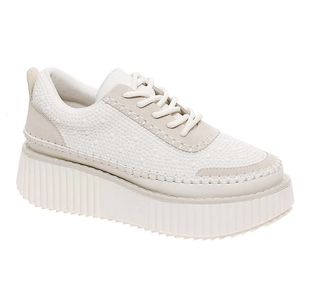 Pierre Dumas Sweet Platform Sneaker in Cream Marlee Janes