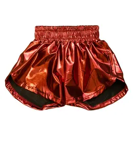 Belle Cher Maroon Metallic Short