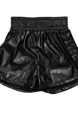 Belle Cher Black Metallic Short
