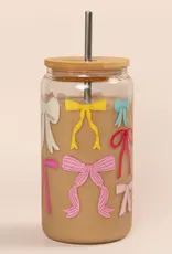 Callie Danielle Coquette Bows Glass Can
