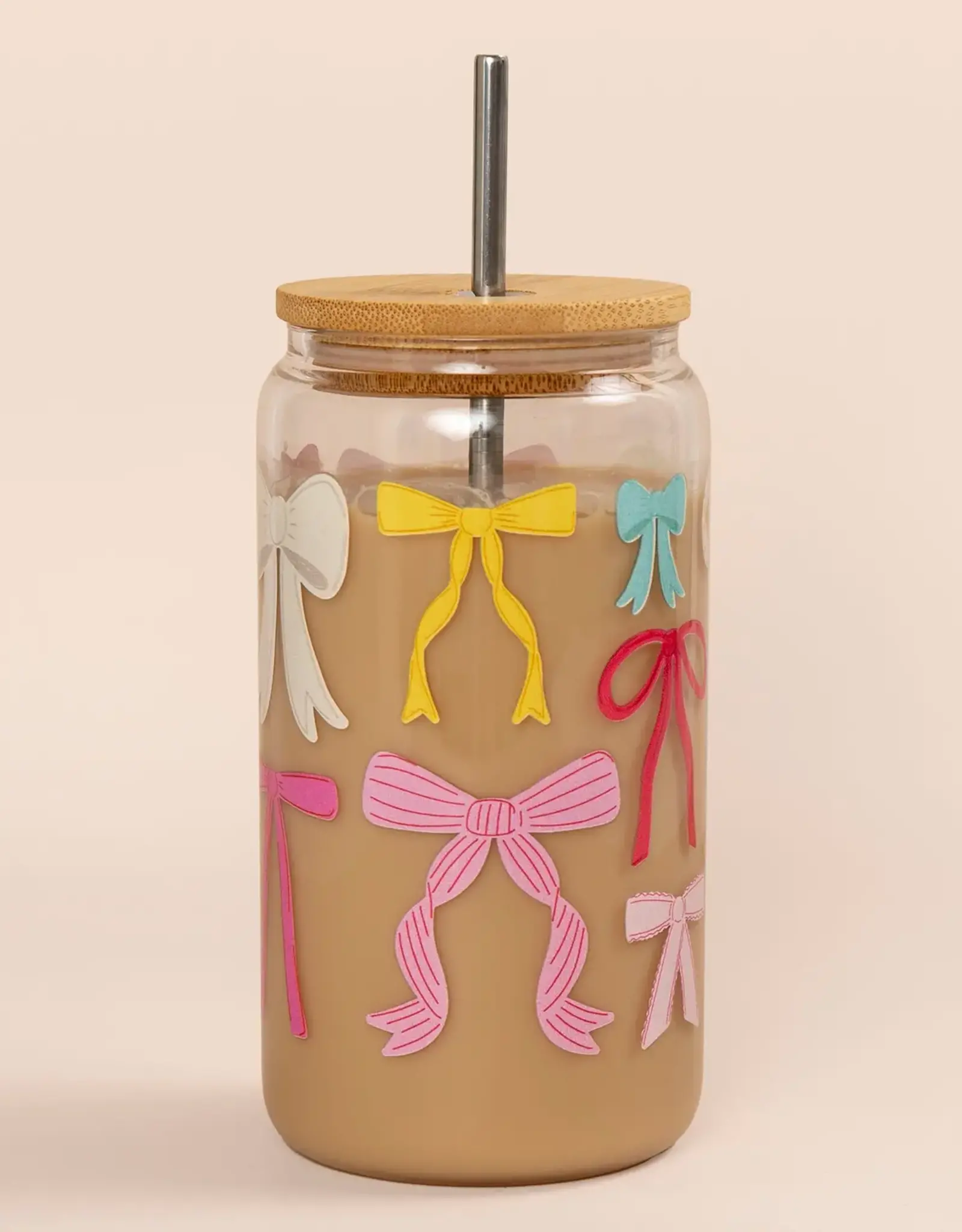 Callie Danielle Coquette Bows Glass Can