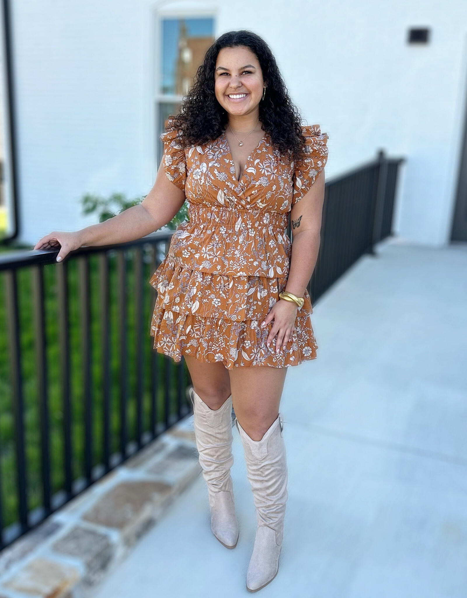 SODA Halma Suede Boot in Clay