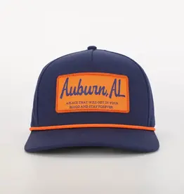 Auburn, Al Rope Hat with Patch