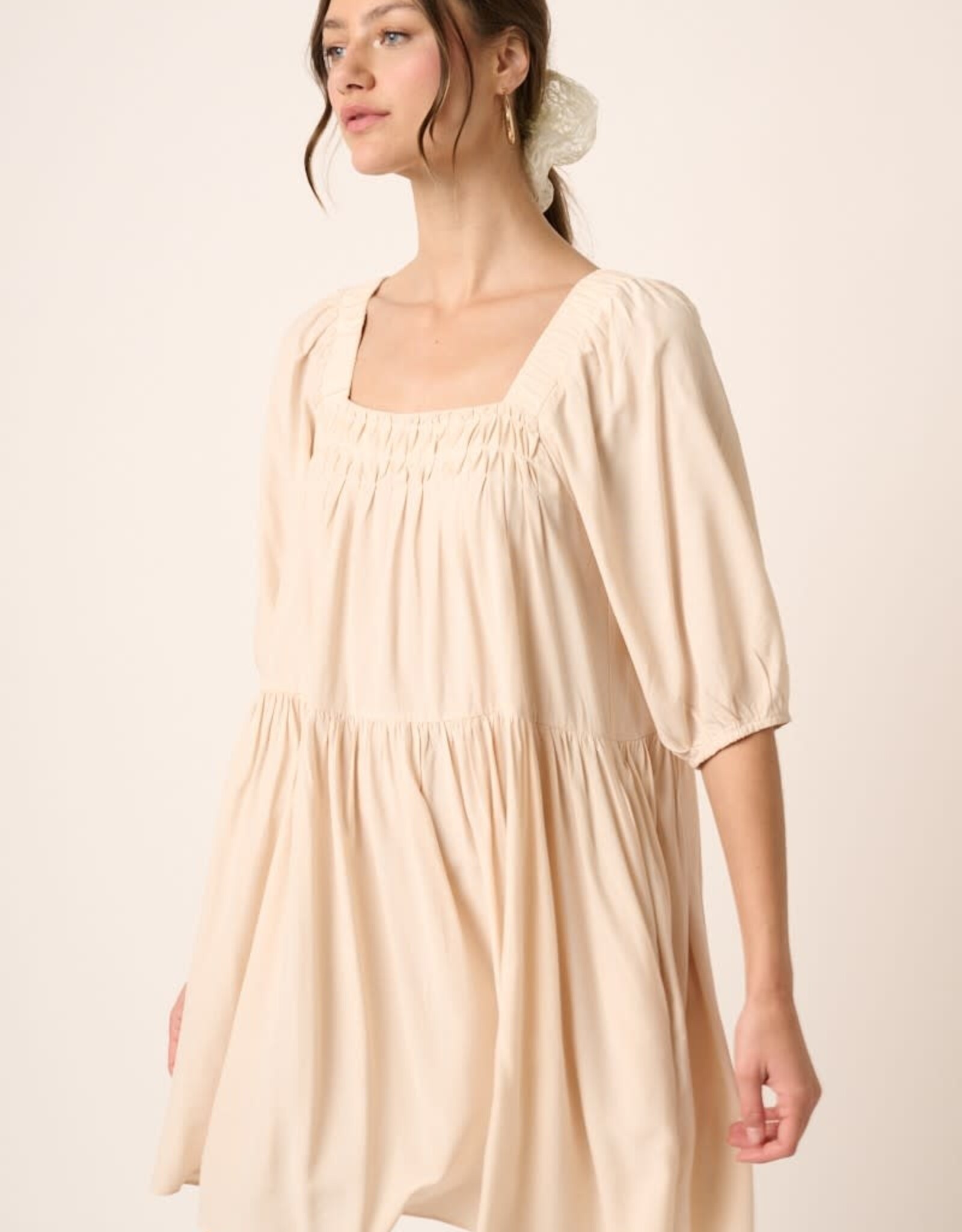 Mittoshop Tiffany Dress in Ivory