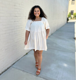 Mittoshop Tiffany Dress in Ivory