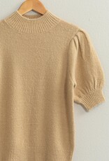 HYFVE Peyton Sweater Top in Taupe