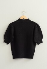 HYFVE Peyton Sweater Top in Black