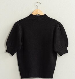 HYFVE Peyton Sweater Top in Black