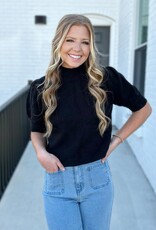 HYFVE Peyton Sweater Top in Black