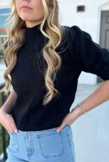 HYFVE Peyton Sweater Top in Black