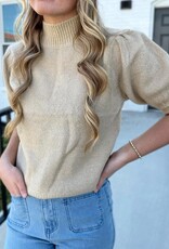 HYFVE Peyton Sweater Top in Taupe
