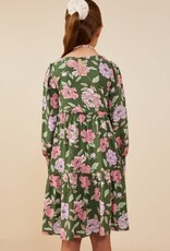 Hayden Haley Dress in Green Floral