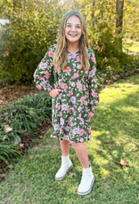 Hayden Haley Dress in Green Floral