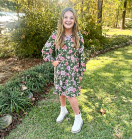 Hayden Haley Dress in Green Floral