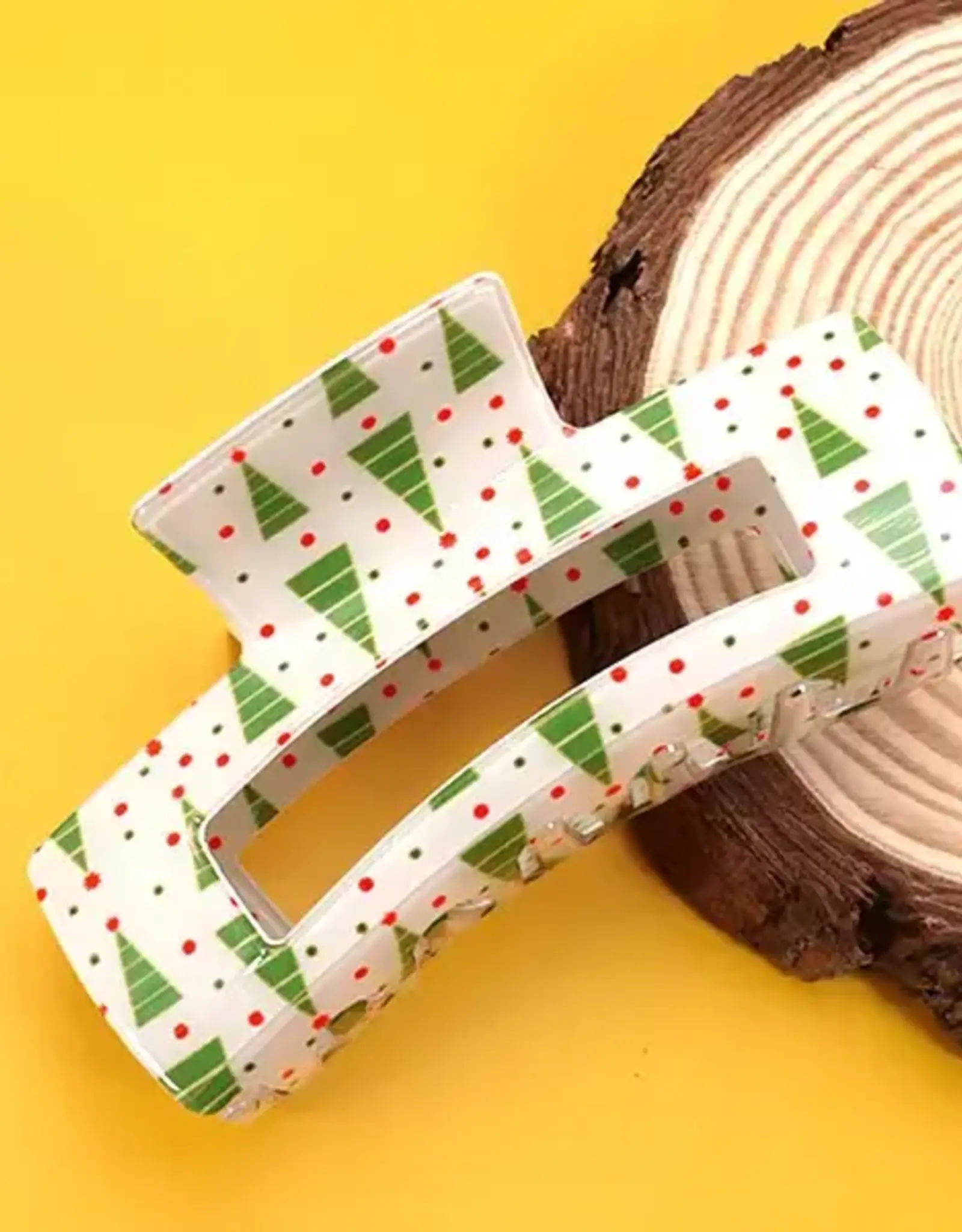 Christmas Tree Claw Clip