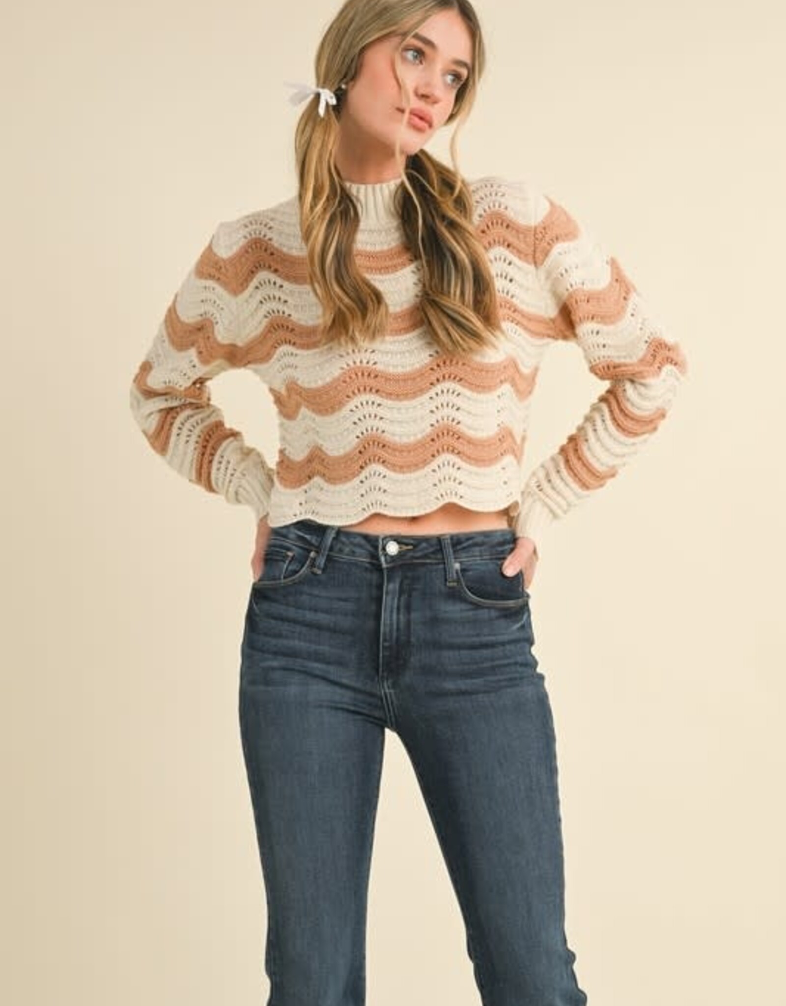 Avery Sweater in Taupe