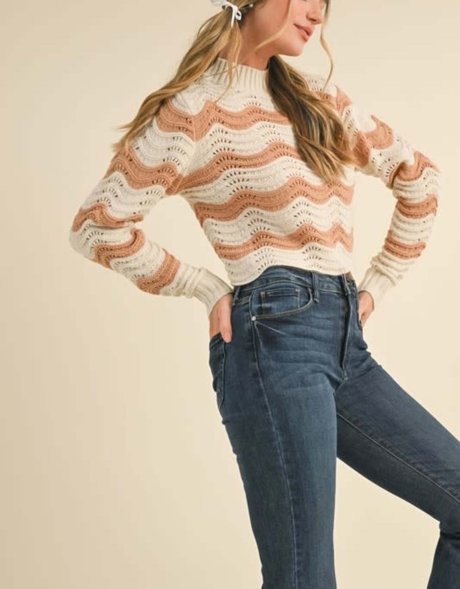 Avery Sweater in Taupe