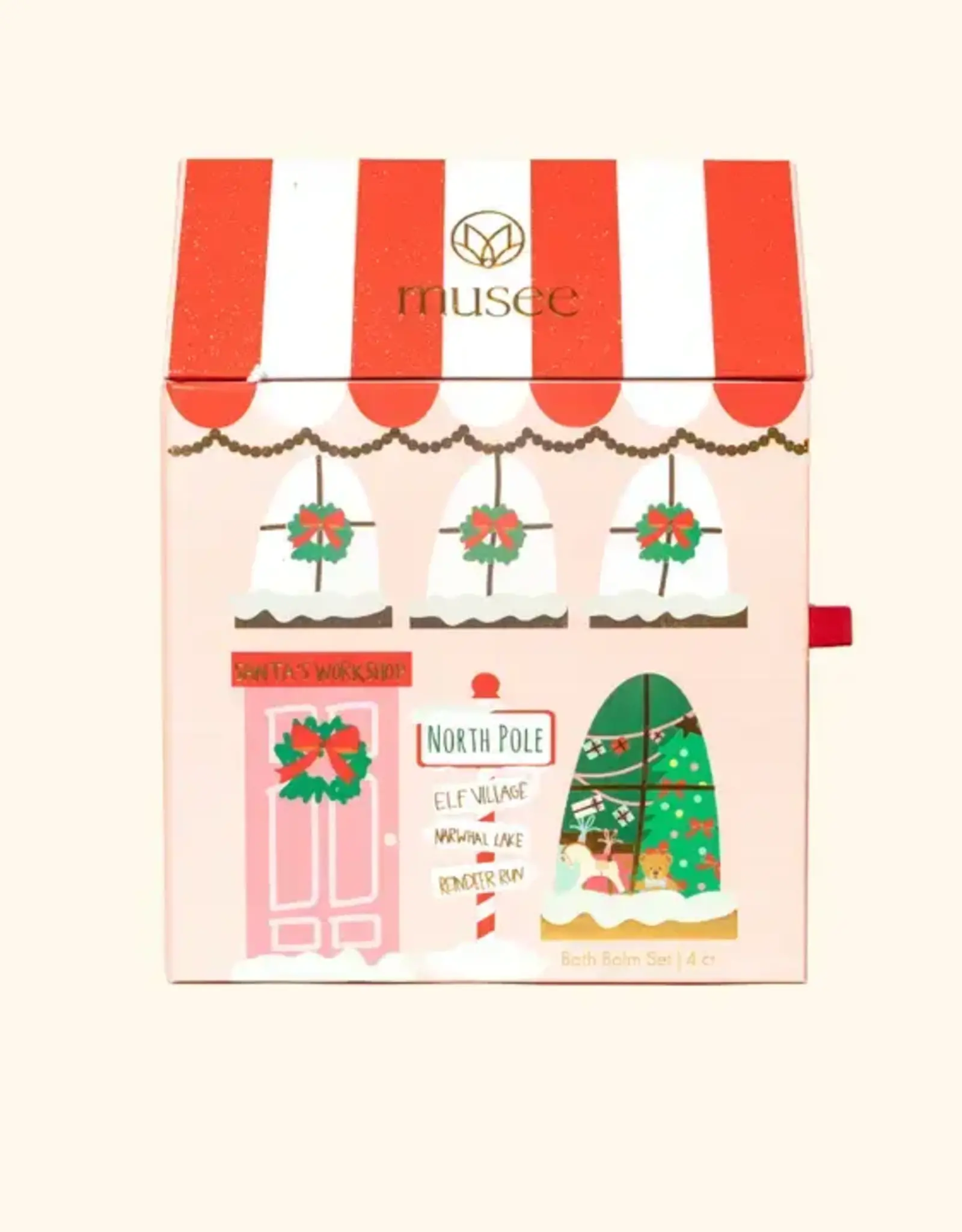 Musee The North Pole Christmas Bath Balm Set