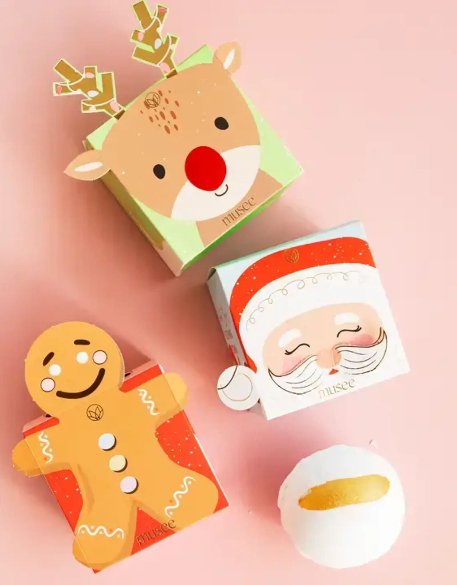 Musee Gingerbread Christmas Boxed Bath Balm