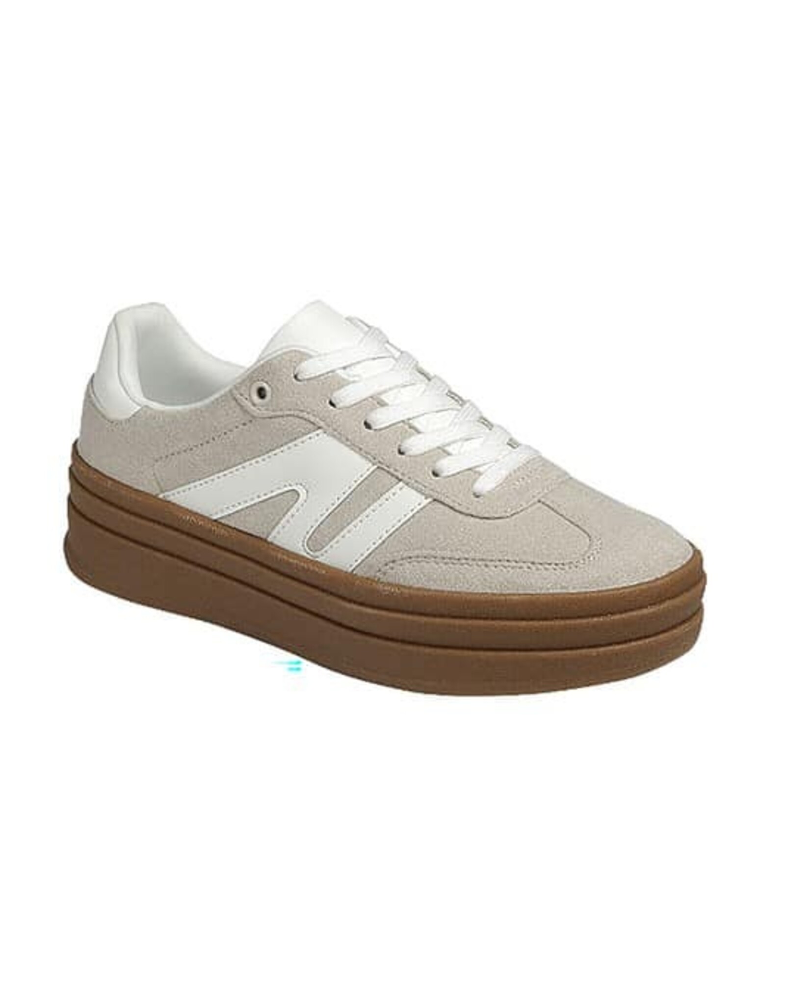 Beige platform sneakers sale