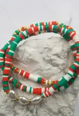 Christmas Heart Bracelet Set of 3
