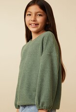 Hayden Emerson Corded Top in Olive