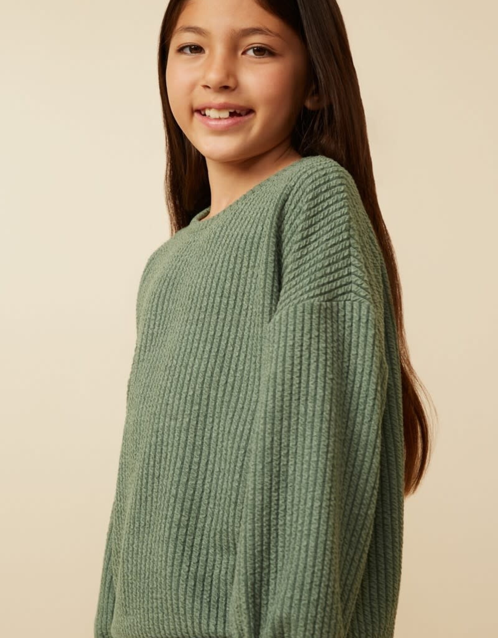 Hayden Emerson Corded Top in Olive