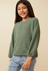 Hayden Emerson Corded Top in Olive