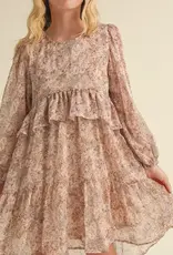 Marlee Dress in Cream Floral