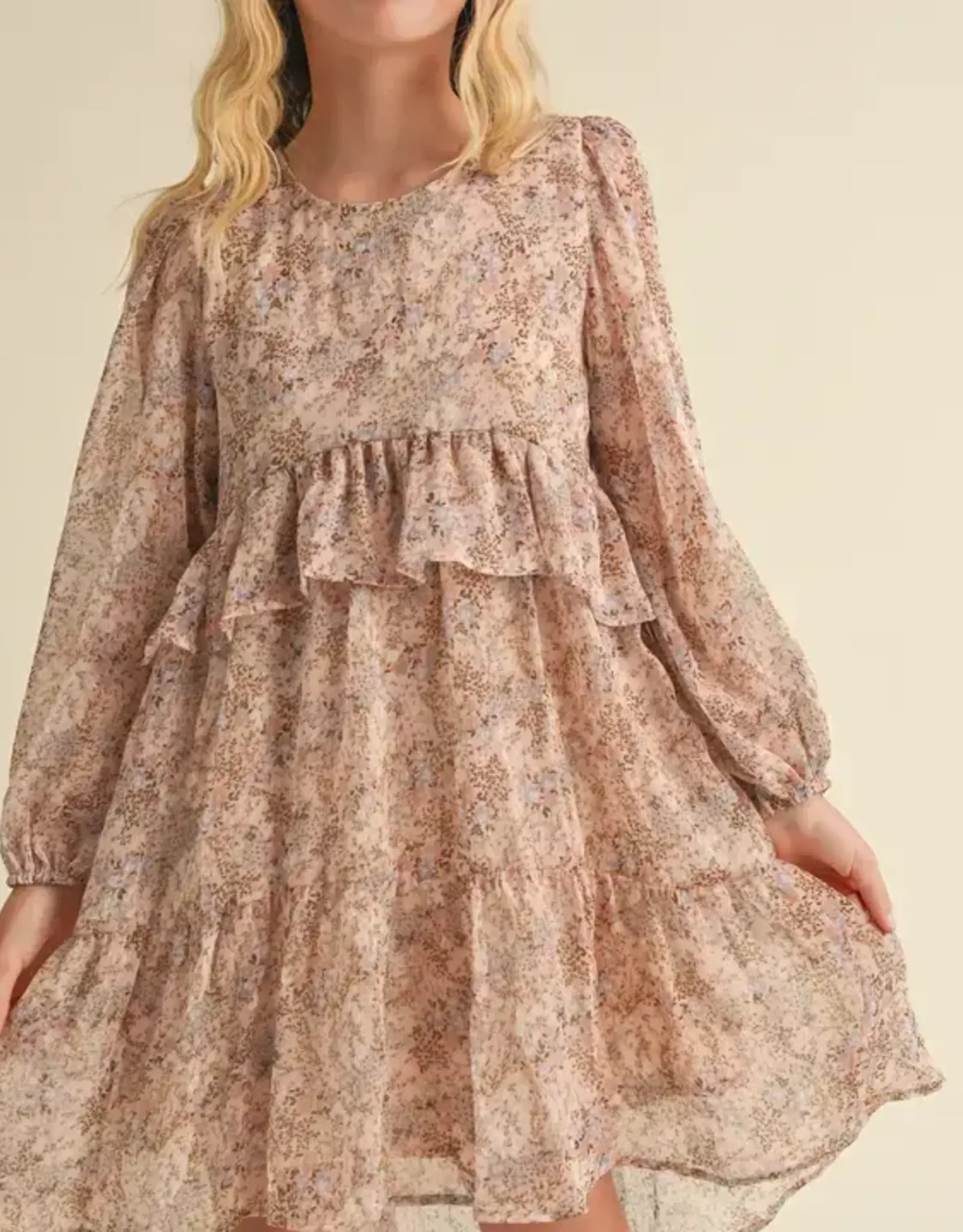Marlee Dress in Cream Floral